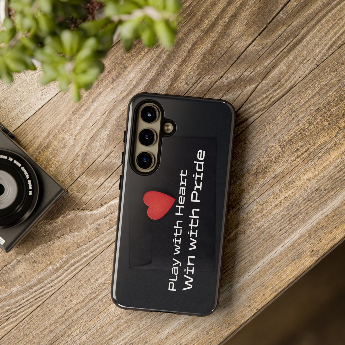 Play with Heart, Win with Pride - Tough Case for iPhone, Samsung, and Google Pixel (Free Shipping)