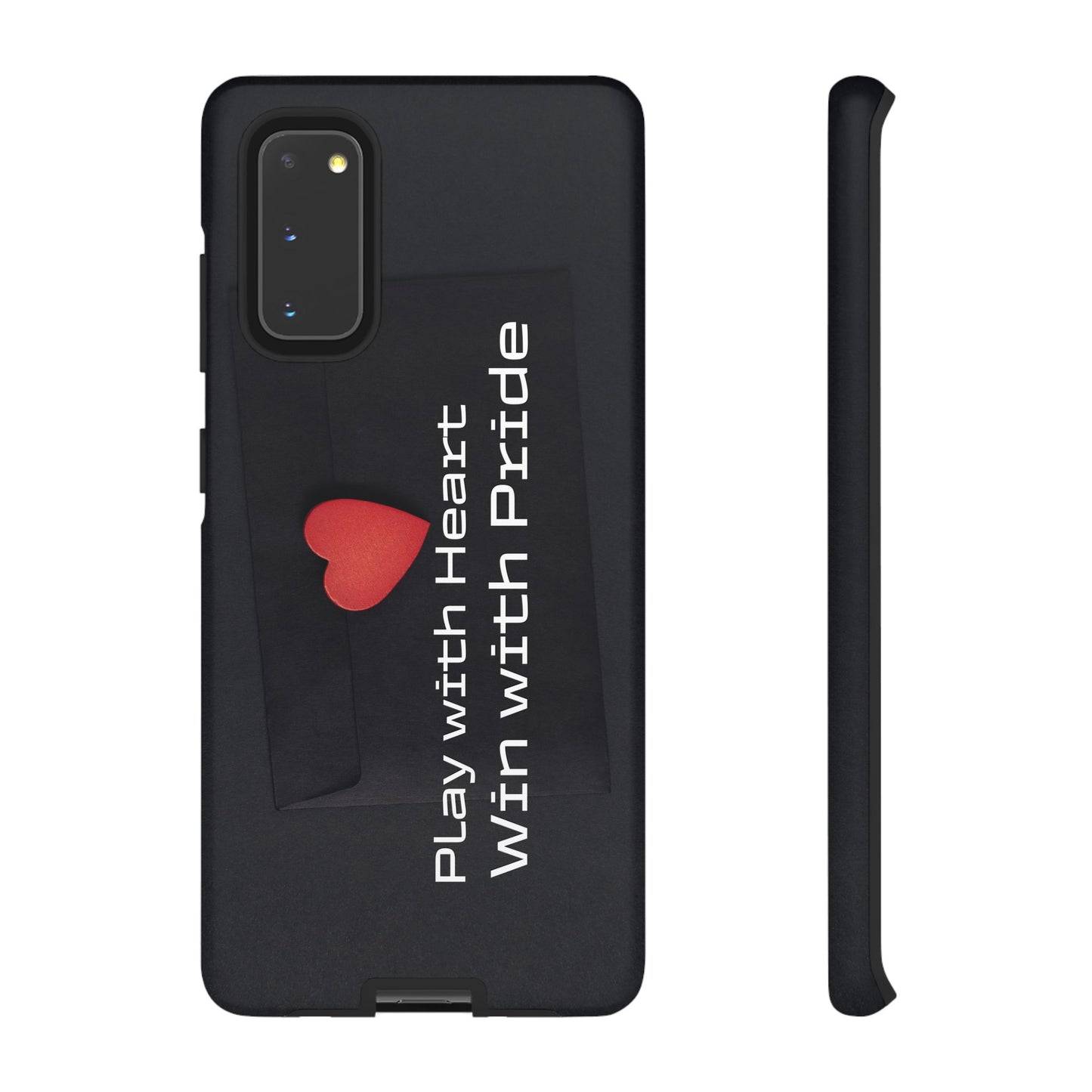 Play with Heart, Win with Pride - Tough Case for iPhone, Samsung, and Google Pixel (Free Shipping)