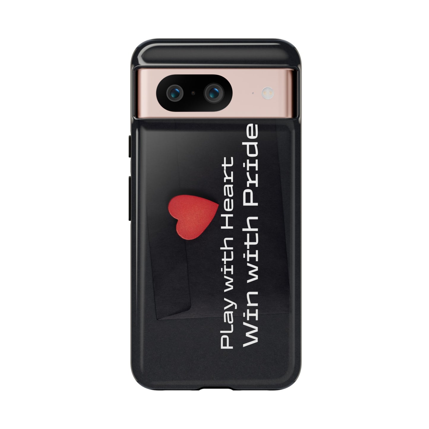 Play with Heart, Win with Pride - Tough Case for iPhone, Samsung, and Google Pixel (Free Shipping)