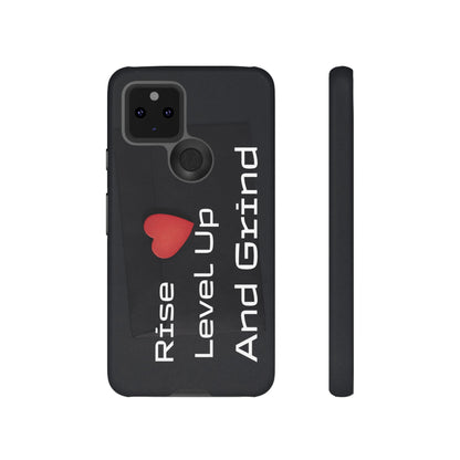 Rise, Level Up and Grind - Tough Case for iPhone, Samsung, and Google Pixel (Free Shipping)