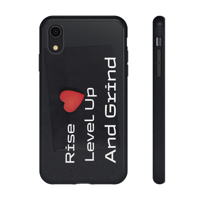 Rise, Level Up and Grind - Tough Case for iPhone, Samsung, and Google Pixel (Free Shipping)