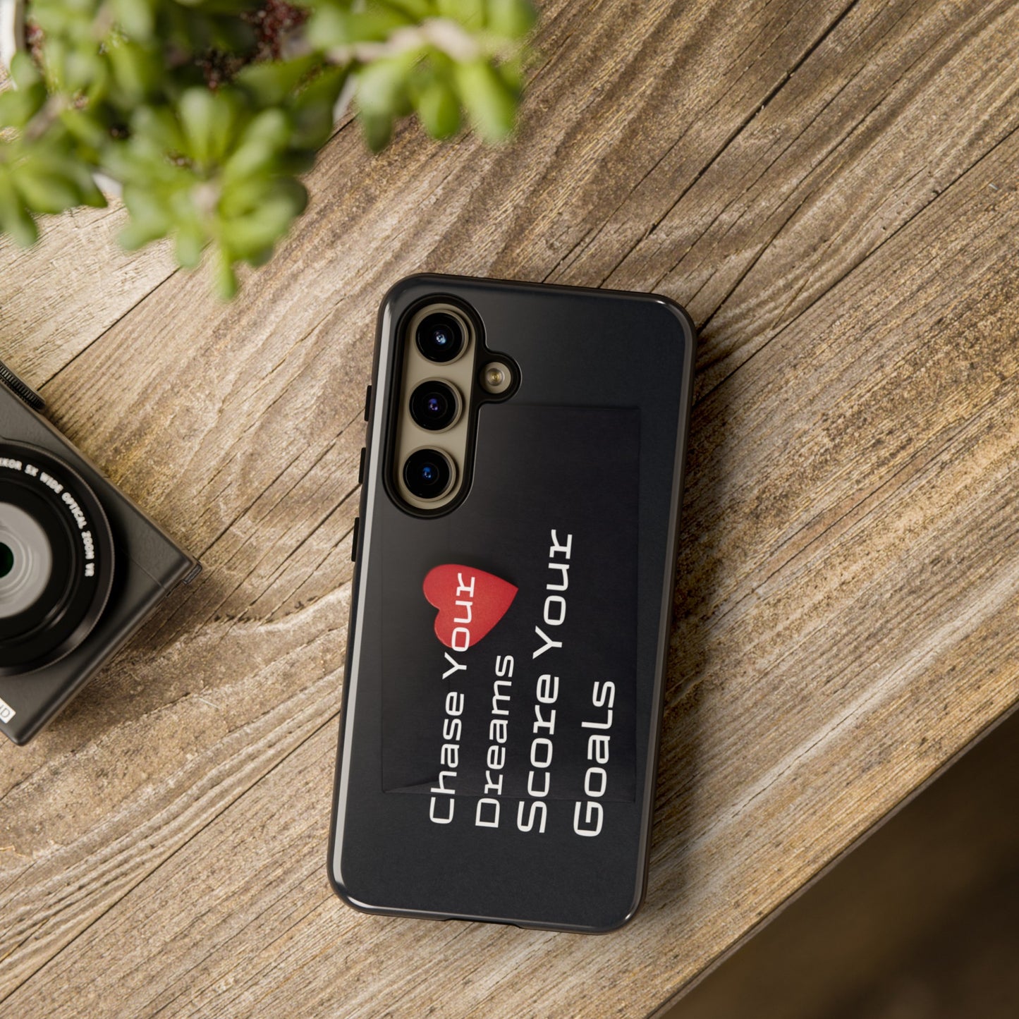 Chase Your Dreams, Score Your Goals - Tough Case for iPhone, Samsung, and Google Pixel (Free Shipping)