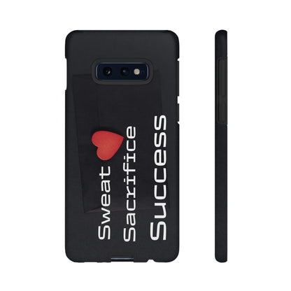 Sweat, Sacrifice, Success - Tough Case for iPhone, Samsung, and Google Pixel (Free Shipping)