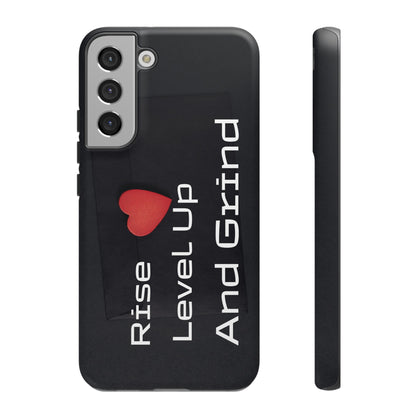 Rise, Level Up and Grind - Tough Case for iPhone, Samsung, and Google Pixel (Free Shipping)