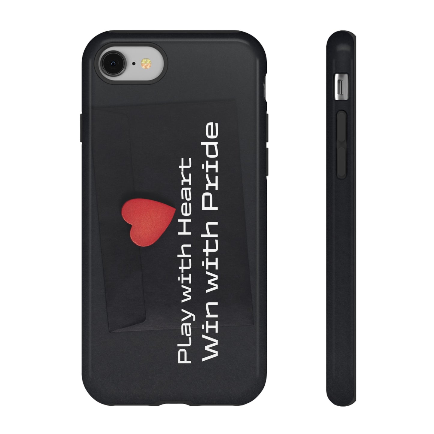 Play with Heart, Win with Pride - Tough Case for iPhone, Samsung, and Google Pixel (Free Shipping)