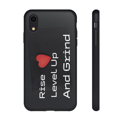 Rise, Level Up and Grind - Tough Case for iPhone, Samsung, and Google Pixel (Free Shipping)