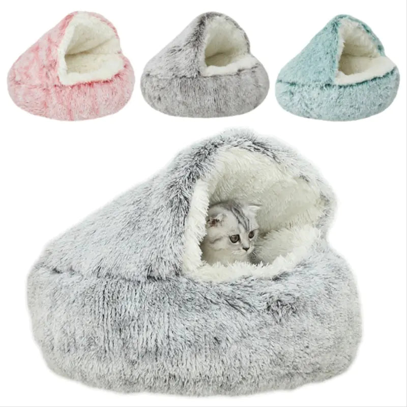 Plush Self-Warming Pet Bed - Ultimate Comfort for Pets, Indulge your pet with our Plush Self-Warming Pet Bed. Features 100% poly fill, self-warming insulation, stylish design, and machine washability.