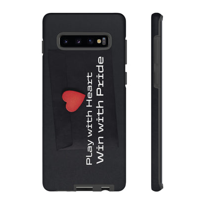 Play with Heart, Win with Pride - Tough Case for iPhone, Samsung, and Google Pixel (Free Shipping)