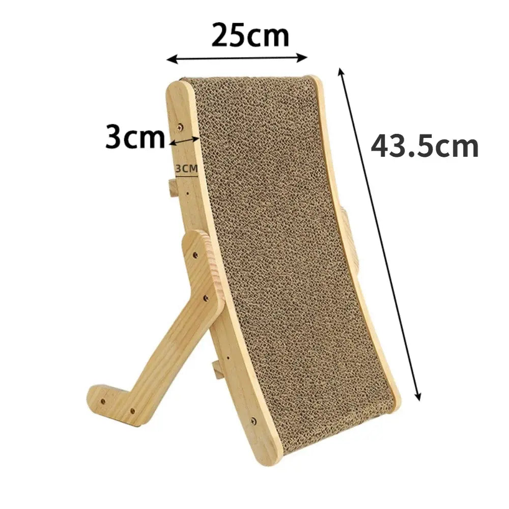 Protect your furniture and promote healthy scratching with our durable Wooden Frame Cat Scratcher Board. Stylish design, compact, and high-quality materials.