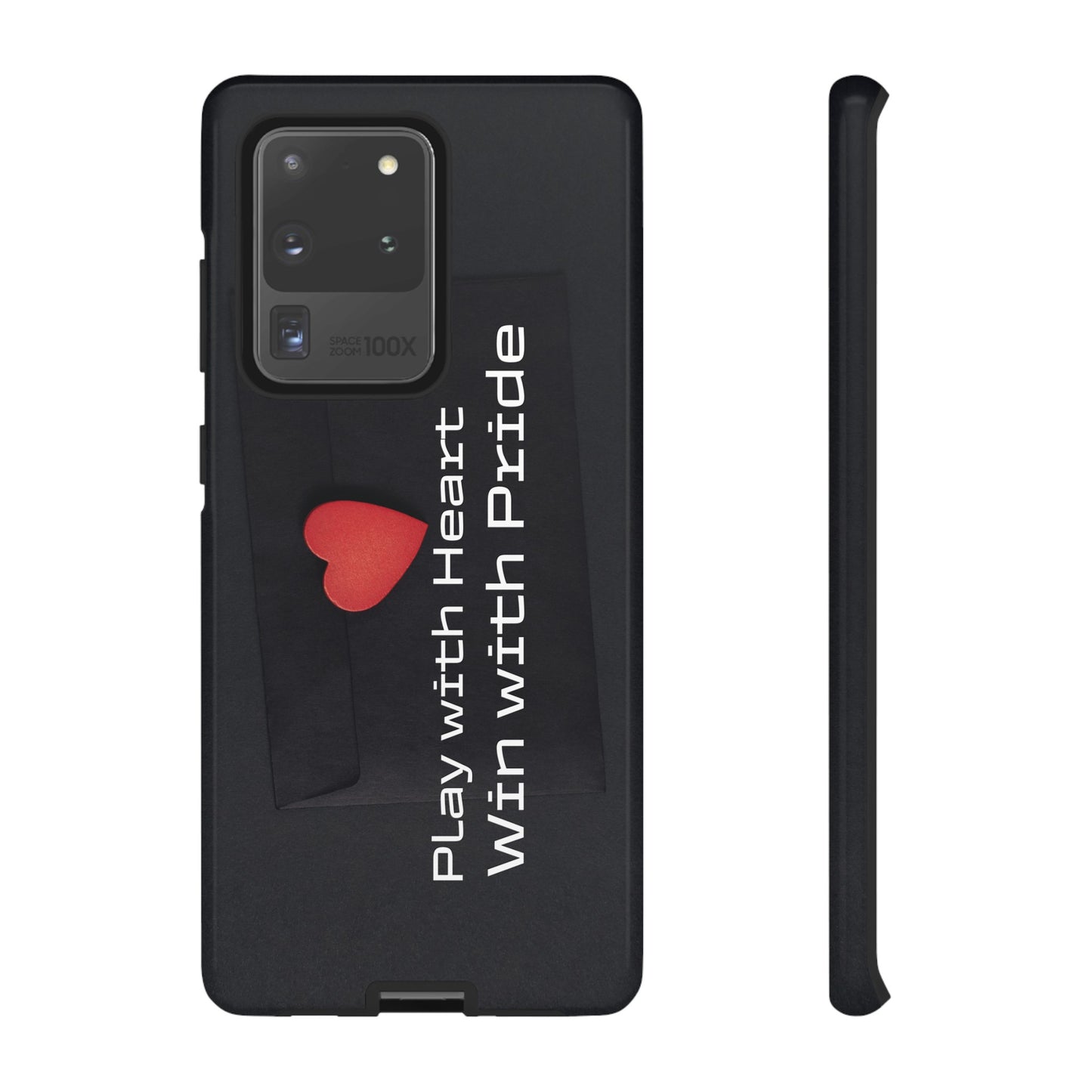 Play with Heart, Win with Pride - Tough Case for iPhone, Samsung, and Google Pixel (Free Shipping)