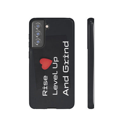 Rise, Level Up and Grind - Tough Case for iPhone, Samsung, and Google Pixel (Free Shipping)