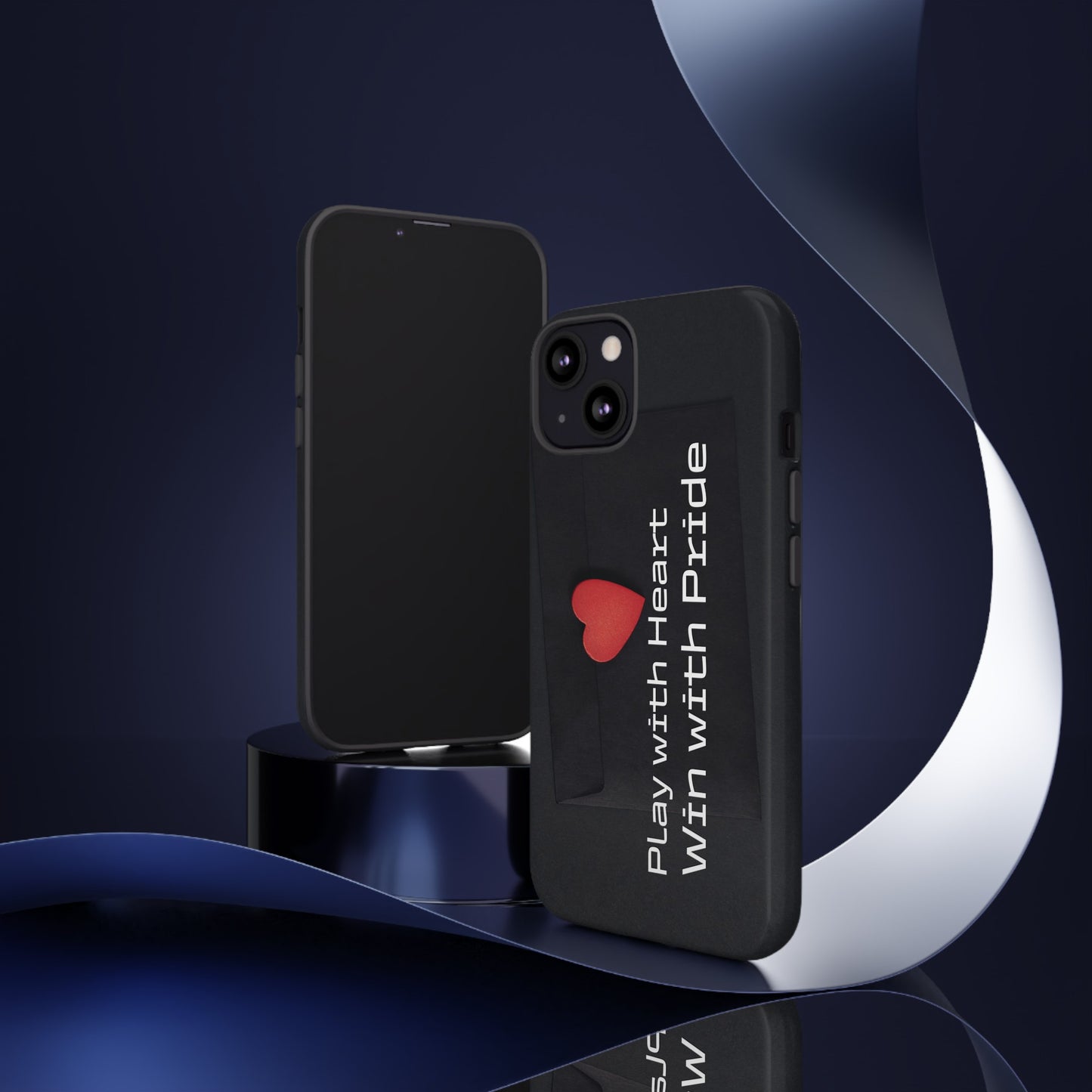 Play with Heart, Win with Pride - Tough Case for iPhone, Samsung, and Google Pixel (Free Shipping)