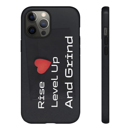 Rise, Level Up and Grind - Tough Case for iPhone, Samsung, and Google Pixel (Free Shipping)