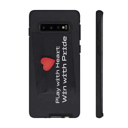 Play with Heart, Win with Pride - Tough Case for iPhone, Samsung, and Google Pixel (Free Shipping)