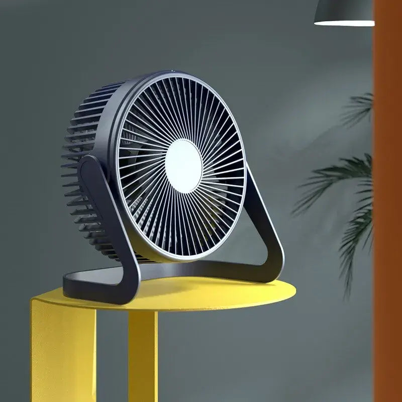 Stay Cool and Comfortable Anywhere With 360° Rotating Desktop Fan (Free Shipping)