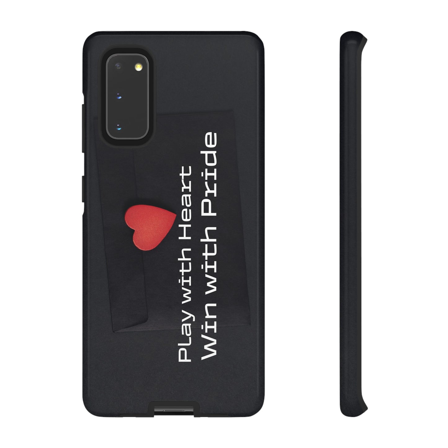 Play with Heart, Win with Pride - Tough Case for iPhone, Samsung, and Google Pixel (Free Shipping)