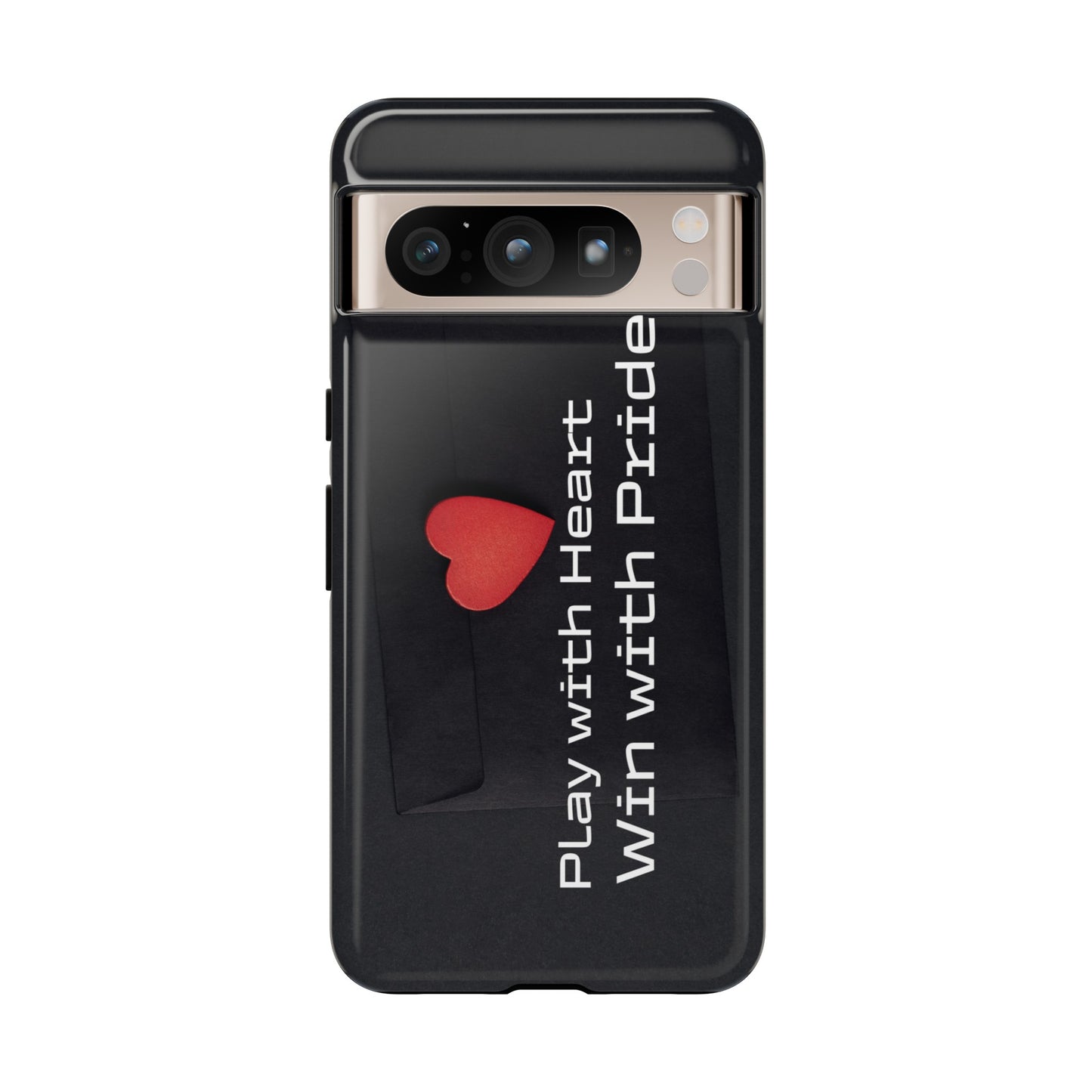 Play with Heart, Win with Pride - Tough Case for iPhone, Samsung, and Google Pixel (Free Shipping)