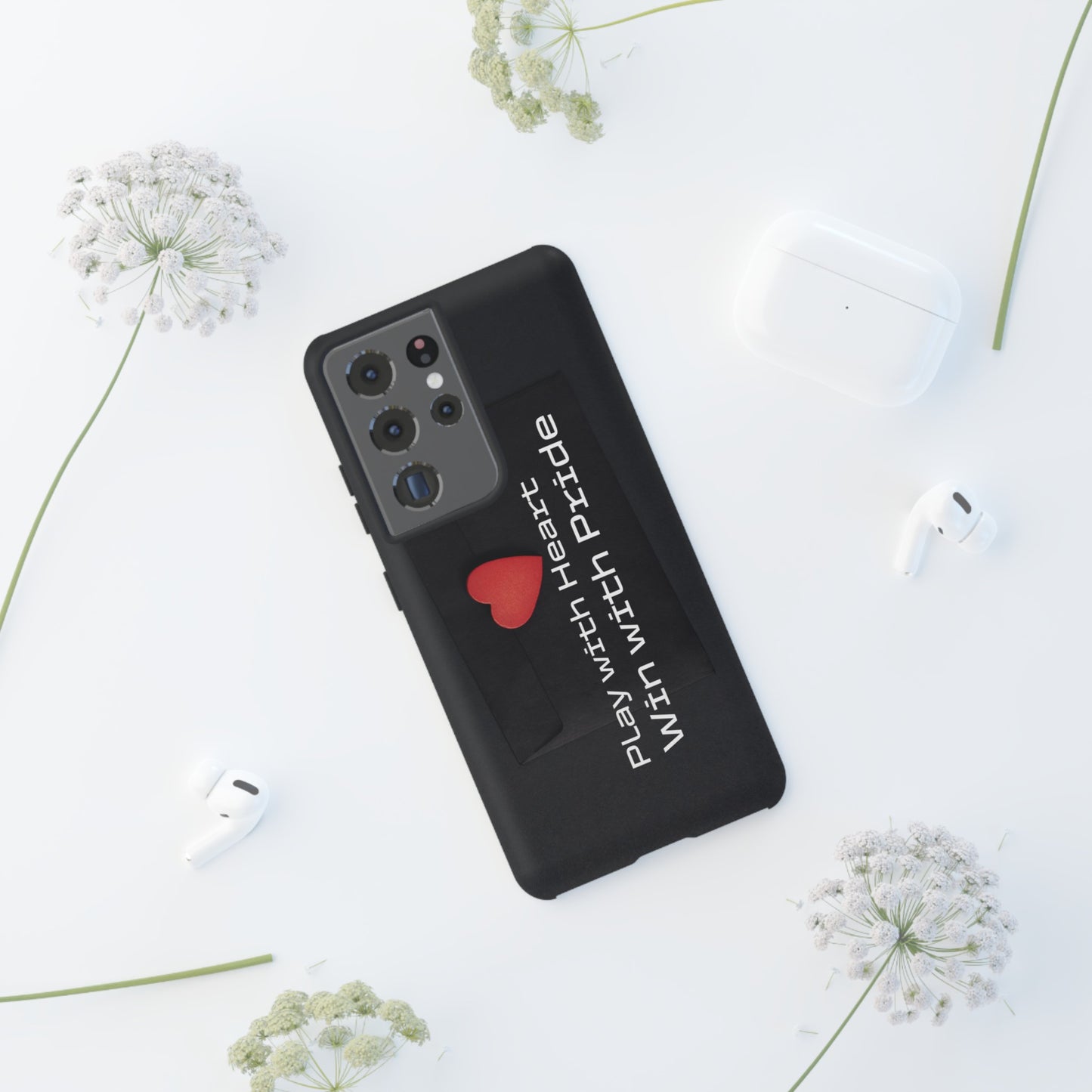 Play with Heart, Win with Pride - Tough Case for iPhone, Samsung, and Google Pixel (Free Shipping)