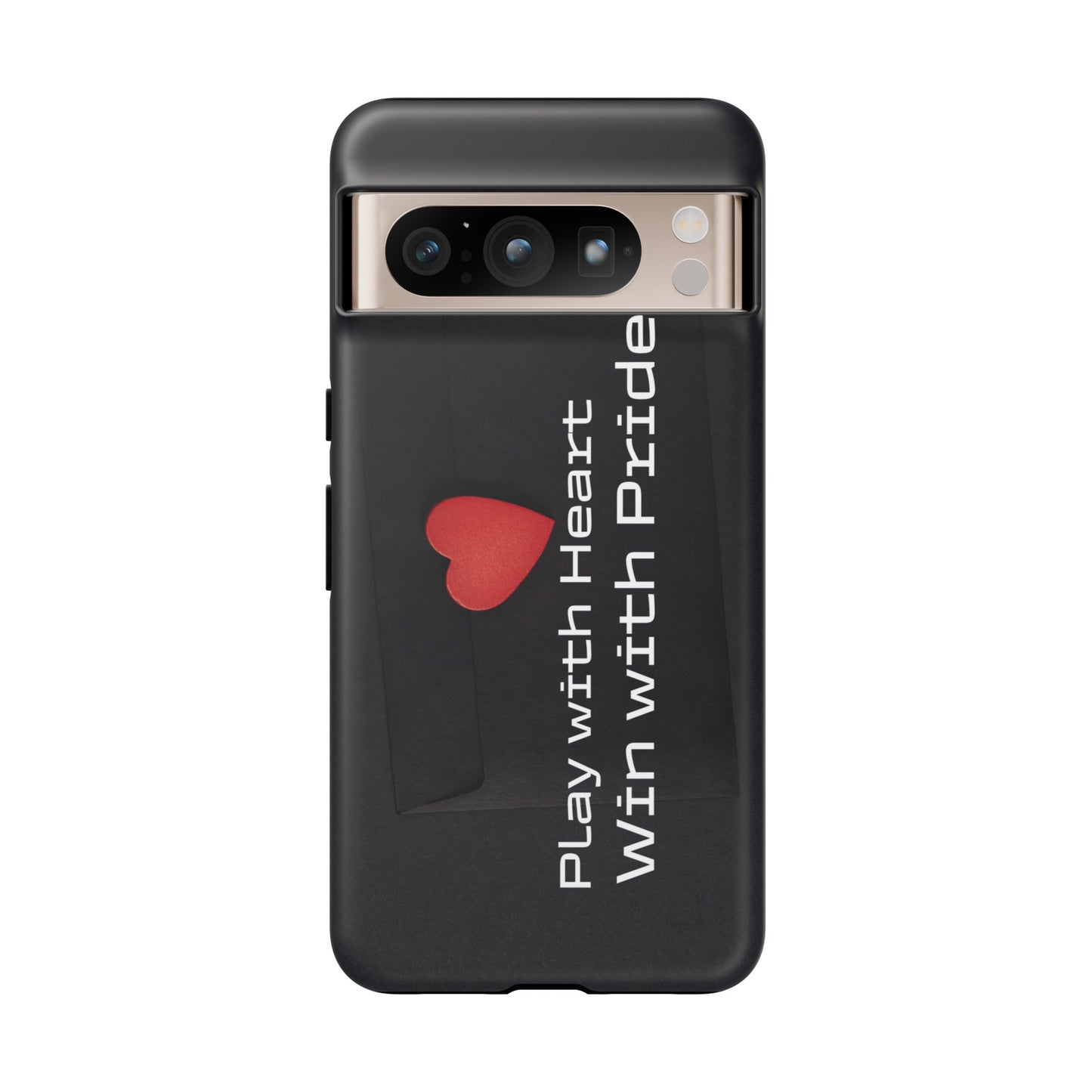 Play with Heart, Win with Pride - Tough Case for iPhone, Samsung, and Google Pixel (Free Shipping)