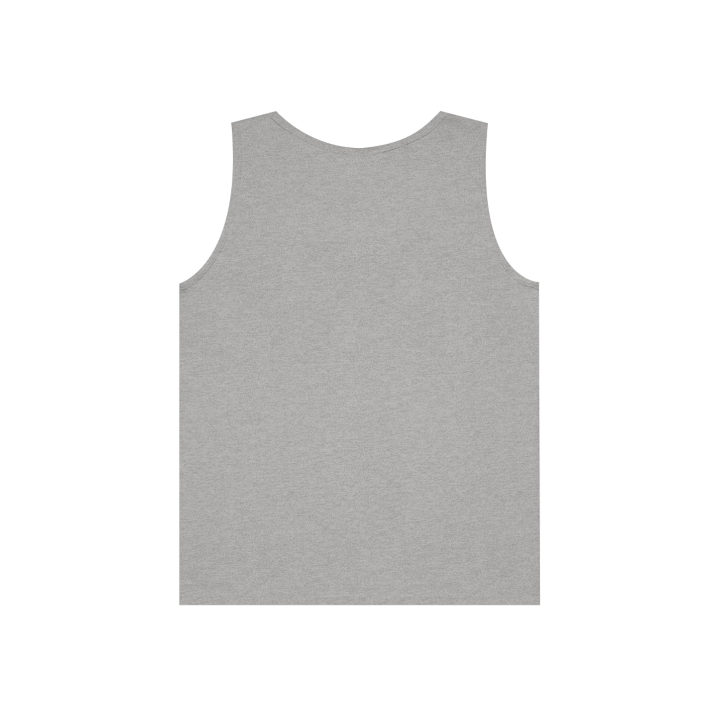 Back view mockup of Sport grey tank top.