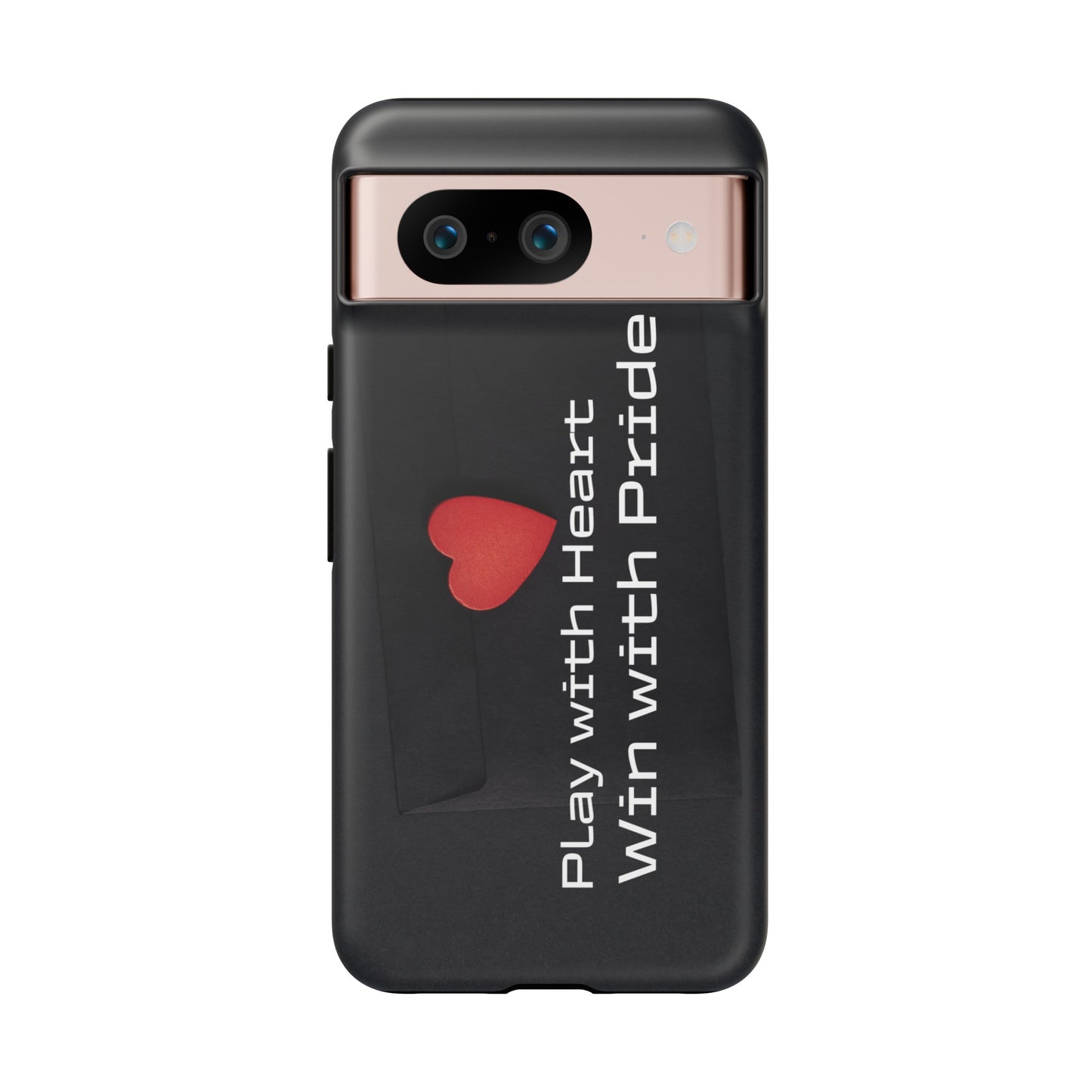 Play with Heart, Win with Pride - Tough Case for iPhone, Samsung, and Google Pixel (Free Shipping)