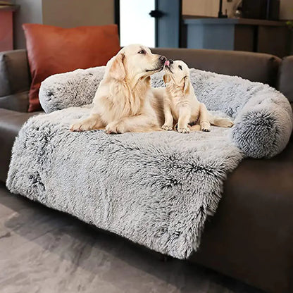 Washable Pet Sofa - Removable Plush Cover, Cozy Retreat for Dogs and Cats, Easy to clean, durable, and cozy, perfect for dogs and cats of all sizes