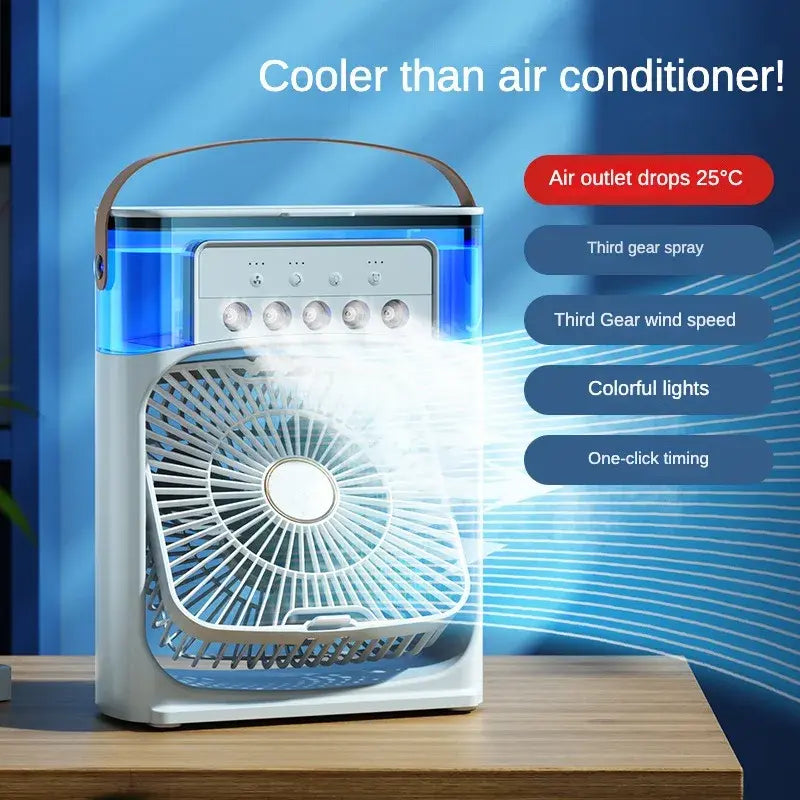 Stay Cool and Comfortable Anywhere with the Portable Humidifier Fan Air Conditioner (Free Shipping)