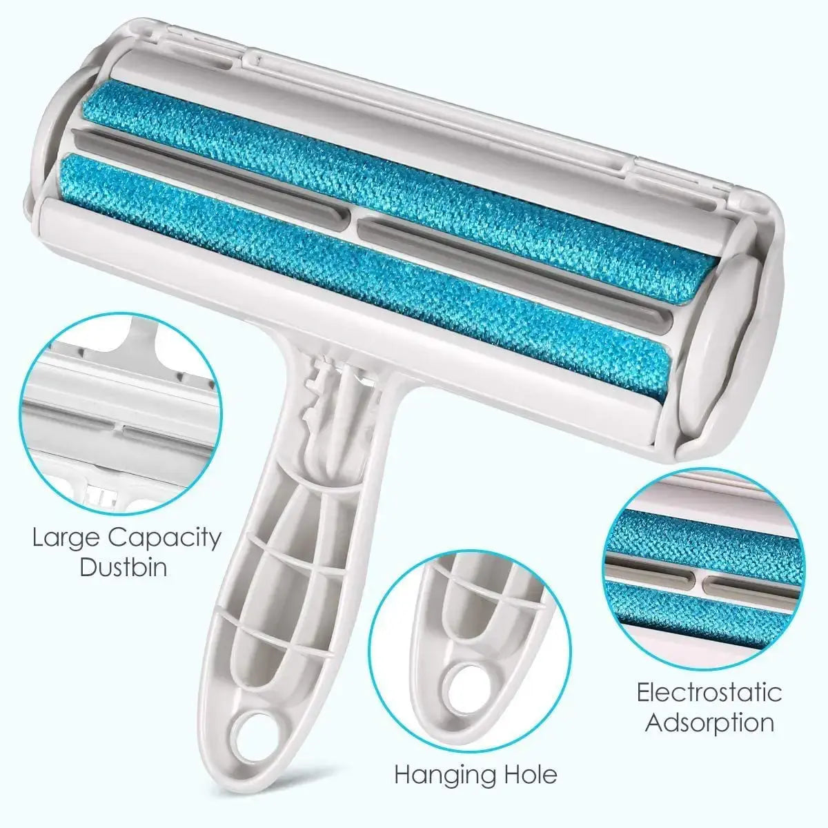 FurErase Pet Hair Remover Roller, Keep your home fur-free effortlessly with Pet Hair Remover Roller. Swiftly removes pet hair from furniture, clothes, and carpets without the hassle.