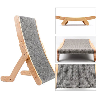 Protect your furniture and promote healthy scratching with our durable Wooden Frame Cat Scratcher Board. Stylish design, compact, and high-quality materials.