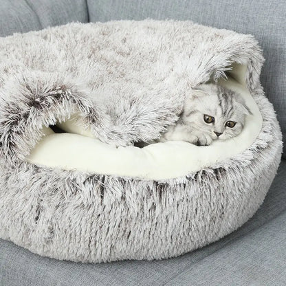 Plush Self-Warming Pet Bed - Ultimate Comfort for Pets, Indulge your pet with our Plush Self-Warming Pet Bed. Features 100% poly fill, self-warming insulation, stylish design, and machine washability.