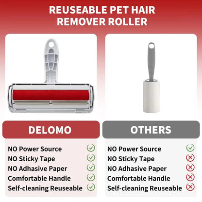 FurErase Pet Hair Remover Roller, Keep your home fur-free effortlessly with Pet Hair Remover Roller. Swiftly removes pet hair from furniture, clothes, and carpets without the hassle.