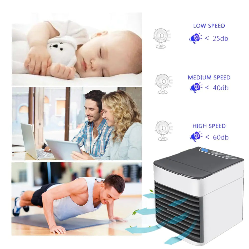 USB Mini Air Cooler - 7-Color Personal Fan (Free Shipping)