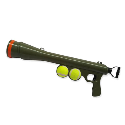 Ultimate Dog Tennis Ball Launcher Gun for Active Play, Elevate your dog's playtime with our dog tennis ball launcher gun. Perfect for outdoor fun, it promotes exercise and mental stimulation. Durable and easy to use