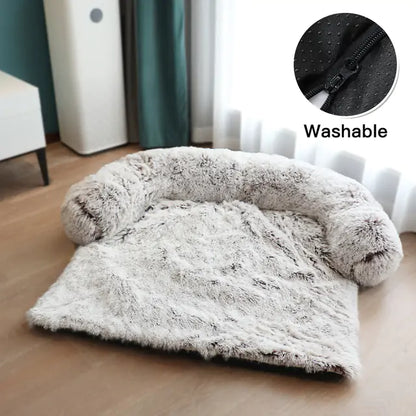 Washable Pet Sofa - Removable Plush Cover, Cozy Retreat for Dogs and Cats, Easy to clean, durable, and cozy, perfect for dogs and cats of all sizes