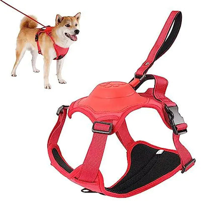 Comfortable walks with our Ultimate Control Dog Harness and Retractable Leash Set. Anti-twist, adjustable fit, and durable construction for worryfree adventures