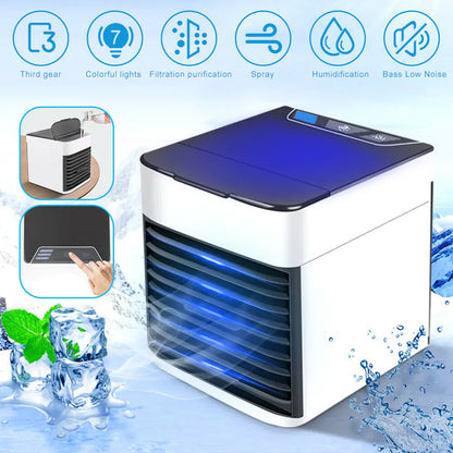 USB Mini Air Cooler - 7-Color Personal Fan (Free Shipping)