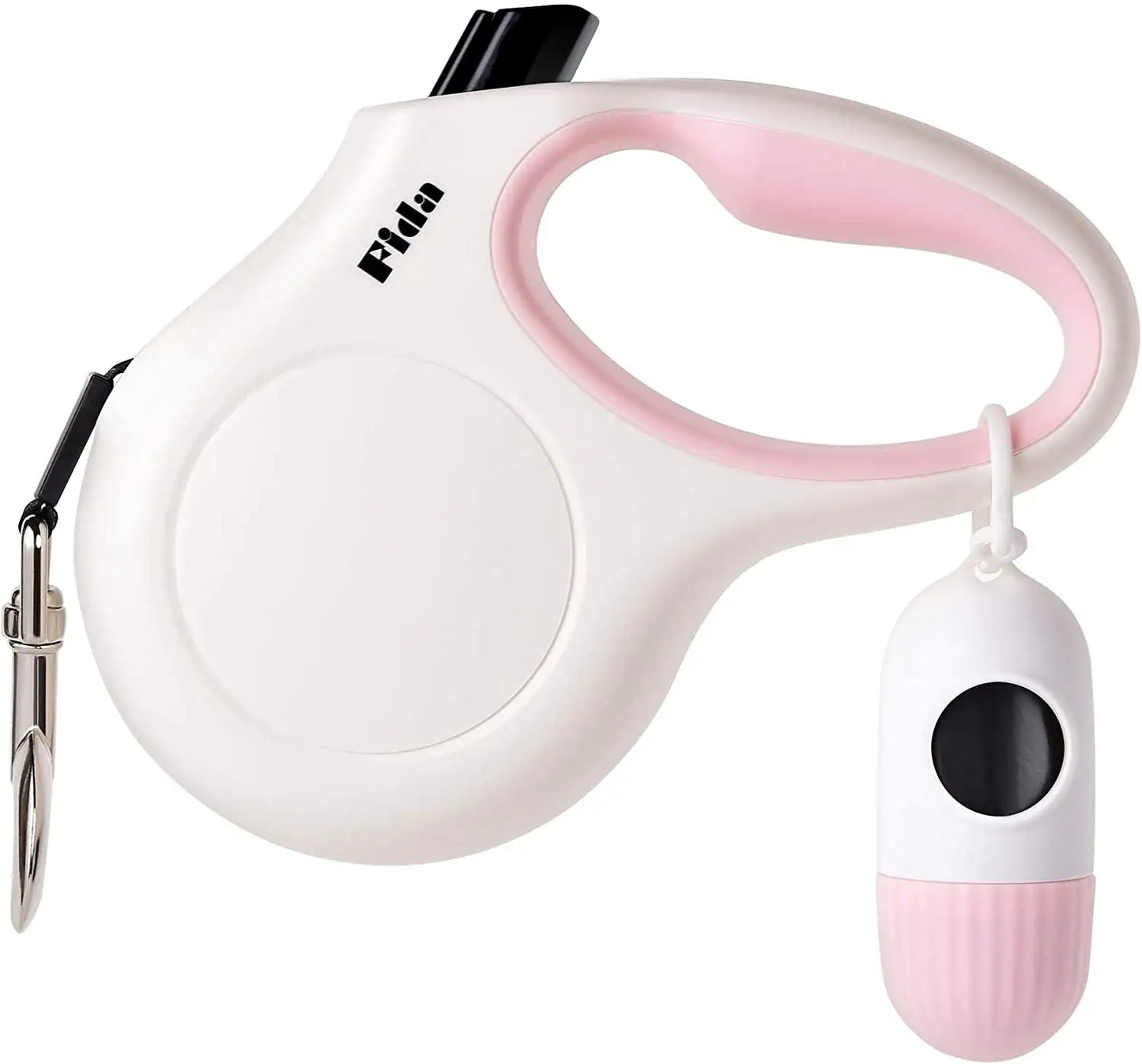 Retractable Dog Leash with Dispenser and Poop Bags, Shop our XS White Retractable Dog Leash with built-in dispenser and poop bags. Durable, tangle-free, and reflective for safe, hassle-free walks. Order now!